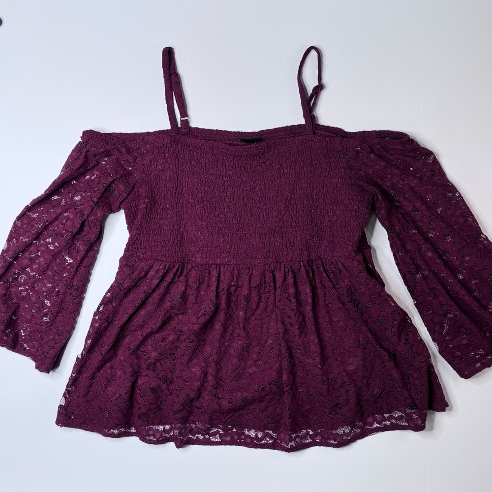 Elegant Lace Off-Shoulder Top